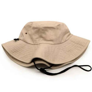 Sombrero de pescador personalizado de algodón con logotipo bordado, sombrilla de doble cara, sombrero de pescador, tela de terciopelo para actividades al aire libre - Product Image 2