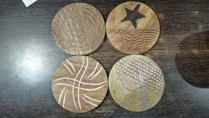 Best Quality Classic Eco-Friendly Hot Sale Handmade Wooden <b>Coaster</b> <b>for</b> Coffee Tea <b>Drinks</b> Cup Mat - Product Image 3