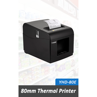 Imprimante thermique portable mini 80 mm, interface WiFi, compatible iOS, certifiée ROHS, USB, garantie 2 ans, papier pour reçus