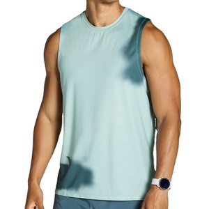 Camiseta sin mangas de gimnasio con diseño estampado y lavado ácido, a la moda, para fitness y entrenamiento, venta al por mayor, precio bajo, ajuste holgado, fabricante, estilo vintage - Product Image 1