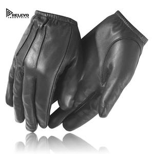 Gants de moto en cuir de haute qualité, compatibles avec les écrans tactiles, gants de course à doigts complets - Product Image 1