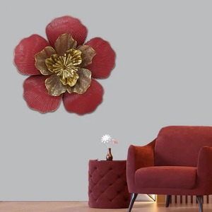 Arte de Pared Metálico con Detalles Florales, Escultura Artística que Agrega Belleza y Encanto a la Sala de Estar, el Dormitorio o los Espacios de Oficina - Product Image 2