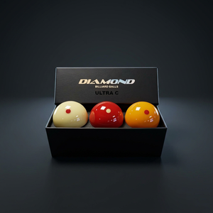 Bolas de Billar Diamond - Juego de 3 Cojines Carom Ultra-C de 61.5mm |   Balón Oficial de la PBA |   Hecho en Corea |   Resina Fenólica - Product Image 1