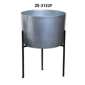 Handmade Modern Iron <b>Tall</b> <b>Floor</b> Flower <b>Vase</b> Decorative Piece for Hotels and Restaurants Coastal Design Tabletop Planters - Product Image 2