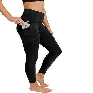 Leggings 100% coton pour femmes, vêtements actifs, pantalons de yoga en coton biologique, leggings de yoga durables pour femmes téléchargés par Dress Sports - Product Image 1