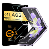 Galaxy Z Flip 5 4 3 2 5G Tpu Privacy X Front Of Clear Protective In Silk Screen Soft Film For samsung Z flip 4 Protecteur d'écran