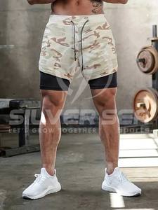 Logo personnalisé sublimé polyester hommes Gym Short de course décontracté solide motif vente entière à bas prix - Product Image 2