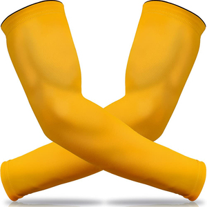 ปลอกแขนสำหรับออกกำลังกายกีฬาสุดหรูระบายอากาศได้ดีแห้งเร็วพร้อมชื่อทีมที่กำหนดเองวัสดุที่ดีที่สุดสำหรับกิจกรรมกลางแจ้ง - Product Image 1