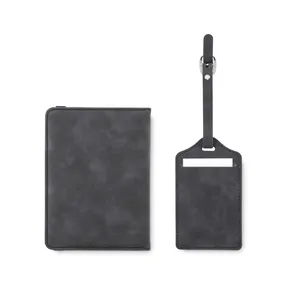 Ensemble de porte-passeport personnalisé JETTAG pour offrir en cadeau aux entreprises - Product Image 6