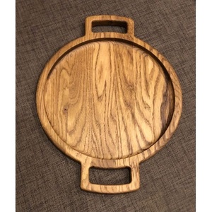 Plateau de service en bois naturel Décoration de cuisine de style campagnard Traditionnel et pour les fêtes - Product Image 3