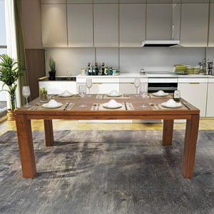 Mesa de cocina de grano natural, estética minimalista, acabado brillante, resistente a los arañazos, diseño sofisticado | WT505P6 - Product Image 2