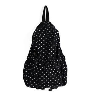Sac à dos Mifaktory à pois en nylon imperméable, petite capacité, pour les voyages quotidiens, les sorties en plein air, sac à dos décontracté pour femmes - Product Image 1