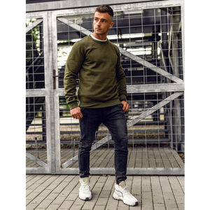 Sweatshirts à col rond pour hommes avec logo personnalisé de haute qualité Sweats à capuche de service OEM avec design haute visibilité - Product Image 3