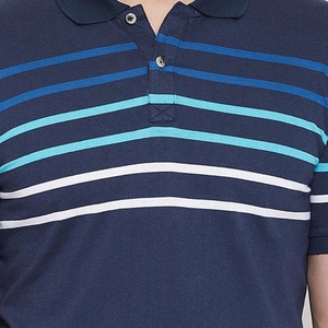 Camiseta de Hombre de Manga Corta, de Secado Rápido, 100% Algodón Tejido, Corte Regular, Color Azul Marino, Rojo y Gris - Product Image 6