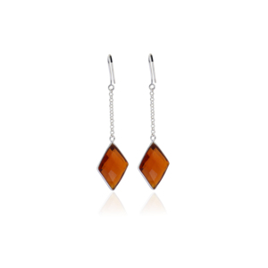 Boucles d'oreilles clous en diamant taille carrée, bijoux en argent sterling 925 pour femmes et filles, à porter lors de mariages, de fêtes, de Haldi, de Mehendi - Product Image 1