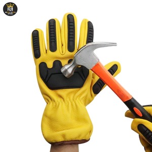 Gants de travail en cuir haute performance avec des caractéristiques écologiques de séchage rapide, protection des mains de haute qualité, logo personnalisé - Product Image 5