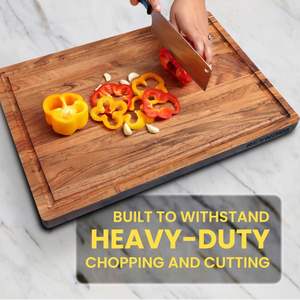 Tabla de Cortar de Madera de Acacia de 1.5 cm de Grosor, 100% Ecológica, Apta para Lavavajillas - Product Image 4