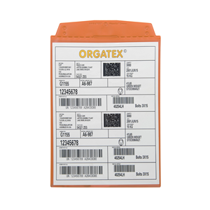 Porta Lettere Magnetico A5 Verticale Arancione 2 Strisce Magnetiche Confezione da 10-SD2M/5210-08 - Product Image 2