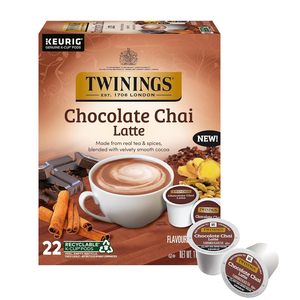 Twinings Chocolate Chai Latte, Cápsulas de Té K-Cup para Keurig, Paquete de 22 - Product Image 4