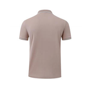 Tenue décontractée respirante en polyester 200gsm pour hommes avec polos Impression de logo personnalisé Prix d'usine Polos vierges - Product Image 4