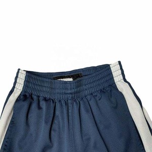 กางเกงขาสั้นลำลองผ้าตาข่ายสำหรับผู้ชาย ชุดกีฬาฤดูร้อน คุณภาพสูง ผ้าฝ้าย 100% ปักโลโก้ตามสั่ง พิมพ์ลาย ระบายอากาศได้ดี เอวยางยืด - Product Image 2