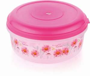 Ensemble de 3 boîtes de conservation alimentaire rondes en plastique hermétiques 1500ml 2650ml 4200ml pour la maison, le restaurant, l'hôtel, l'Inde - Product Image 6