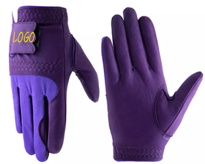 Gants de golf en cuir véritable violet pour droitier, antidérapants, fermeture auto-agrippante, pour hommes, usage sportif, KATBROS INDUSTRY MP-GOLFG-016, imperméables - Product Image 1