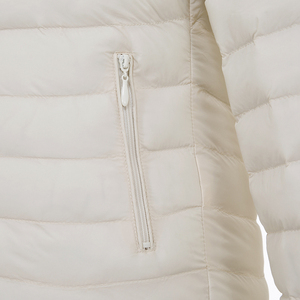 Women's High Quality Custom <b>Black</b> Nylon Winter Jacket with Hood Down Wholesale High Street Style Canvas Out Wear From Pakistan - Product Image 5