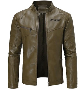 2024 nouveau A vestes en cuir sur mesure hommes vestes en cuir prix raisonnable vestes en cuir pour la conception de logo personnalisé en gros - Product Image 1