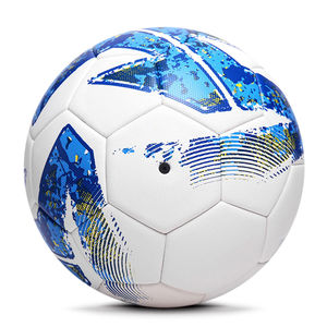Ballon de football de bonne qualité de la meilleure conception Matériau en cuir Offre Spéciale Service OEM élevé Meilleur ballon de football tendance Prix économique - Product Image 4