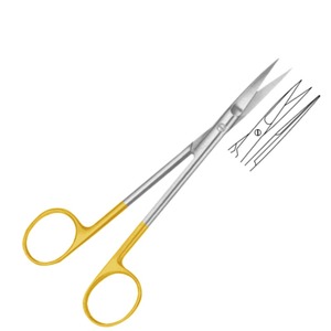 Ciseaux à dissection Joseph de 14.5 cm | Ciseaux chirurgicaux en acier inoxydable pour la chirurgie ORL et plastique - Product Image 6
