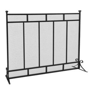 Home Decorative Metal <b>Guard</b> Grate Fireplaces <b>Guard</b> & <b>Fire</b> <b>Screen</b> Leaf Design Metal Iron <b>Fire</b> <b>Screen</b> Cover Simple - Product Image 5