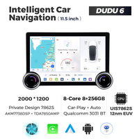 MEKEDE DUDUAUTO Autoradio Android Lecteur DVD Multimédia Stéréo 2Din WIFI GPS pour VW Benz BMW Audi Toyota Universel avec 2 Boutons