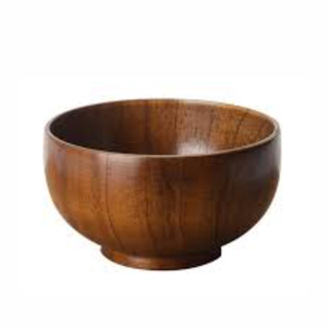 Bol de service en bois d'acacia poli de forme ronde écologique pour l'usage à la maison de restaurant d'hôtel - Product Image 2