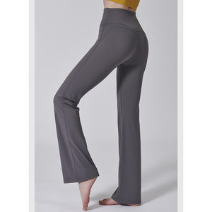 Mallas ligeras de yoga para gimnasio de cintura alta para mujer/mallas ligeras con estampado personalizado de alta calidad para mujer - Product Image 4