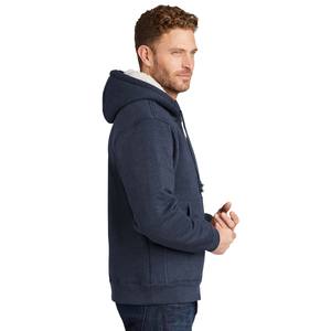 Veste à capuche d'hiver pour homme, 100% coton, fermeture éclair intégrale, doublure en sherpa épaisse, coupe ample, tailles XS-6XL - Product Image 5