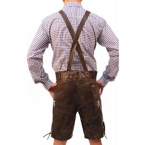 Venta al por mayor Hombres Mejor Calidad Lederhosen Bavarian Classic Long Lederhosen For Men - Product Image 2