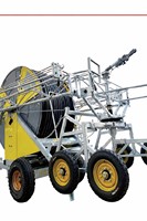Máquina de Riego con Carrete de Manguera Eléctrico, Sistema de Aspersión Agrícola, Equipo de Riego para Granjas de 300m 400m