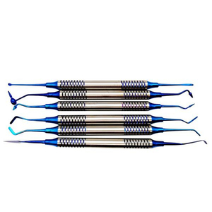 Instrumentos quirúrgicos para restauración de precisión-Juego de espátula de relleno de resina compuesta Dental de 6 piezas con revestimiento de titanio - Product Image 1