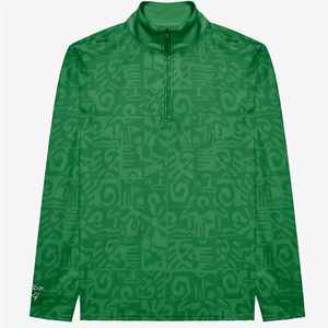 Seamless Quarter Zip Men's Sport Top Custom Logo Gym <b>Compression</b> Shirt Muscle Fit Training Plain Blank Stretchy <b>Spring</b> - Product Image 5