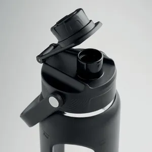 Botella de Vidrio de Borosilicato Personalizada Keila, Hecha a Mano, para Merchandising Premium - Product Image 1