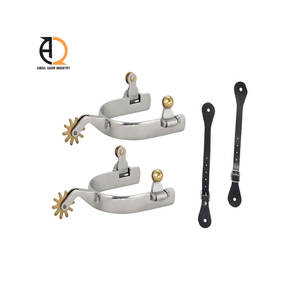 Éperons de cheval en acier inoxydable de haute qualité et résistants - Design et logo personnalisables pour les cavaliers professionnels - Product Image 2