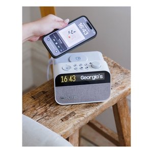 MOMENT Charge Cotton white 30104 <b>clock</b> <b>radio</b> - Product Image 5