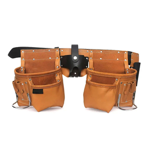 Cinturón de herramientas de cuero de alta calidad Tirantes Herramienta de cuero Tirante de cuero Bolsa de herramientas a precio de fábrica Hecho a medida - Product Image 1