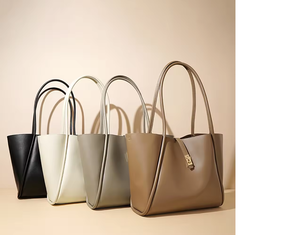 Bolsos de mano de mujer de piel auténtica de grano completo, precio al por mayor, bolsos de mano de trabajo informales a la moda - Product Image 4