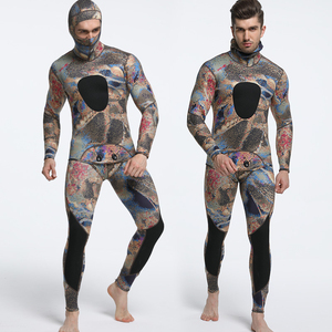 Traje de buceo para hombre y mujer, traje de baño de neopreno de manga corta, cálido, con cremallera frontal, para surf y esnórquel - Product Image 6