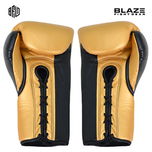 Guantes de boxeo con cierre de cordones de cuero de alta calidad diseñados para principiantes entrenamiento al aire libre Sparring Fighting - Product Image 3