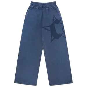 Chándal holgado Unisex de moda, pantalones de Jogger de algodón 100% personalizados, Sudadera con capucha de gran tamaño para hombres y mujeres, patrón sólido informal para invierno - Product Image 3