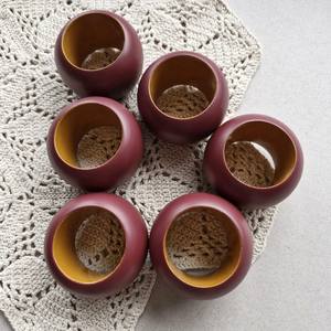 Anneaux de serviette modernes et écologiques en résine, métal, bois et verre, taille personnalisable, décoration de table pour toutes les occasions par MS Handicraft - Product Image 2