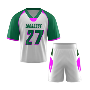 Conjunto de Uniforme de Lacrosse, Tela Deportiva de Poliéster, Uniforme de Equipo de Lacrosse, Tela de Poliéster, Conjunto de Uniforme de Lacrosse - Product Image 2